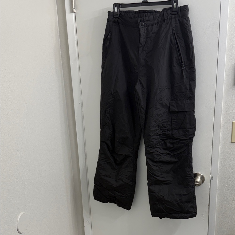 Womens Classic Black Cargo Pants